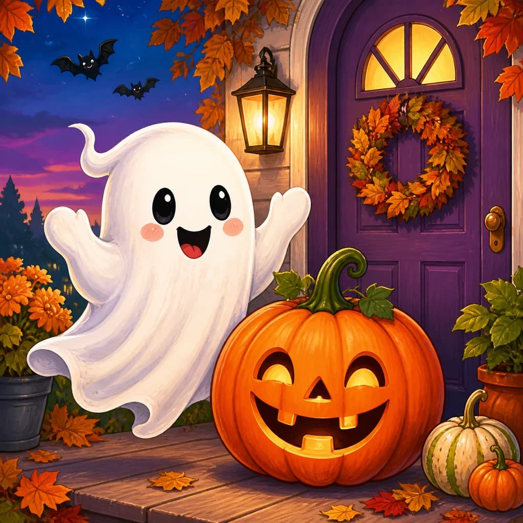 Halloween Coloring Pages colorful theme cover