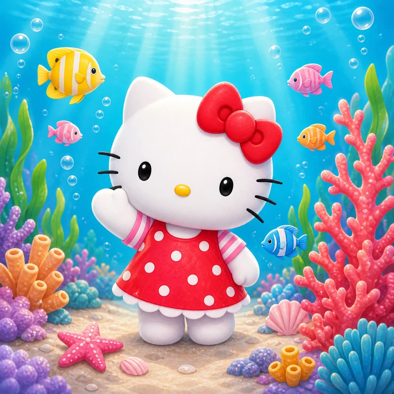 Hello Kitty Coloring Pages printable coloring page cover