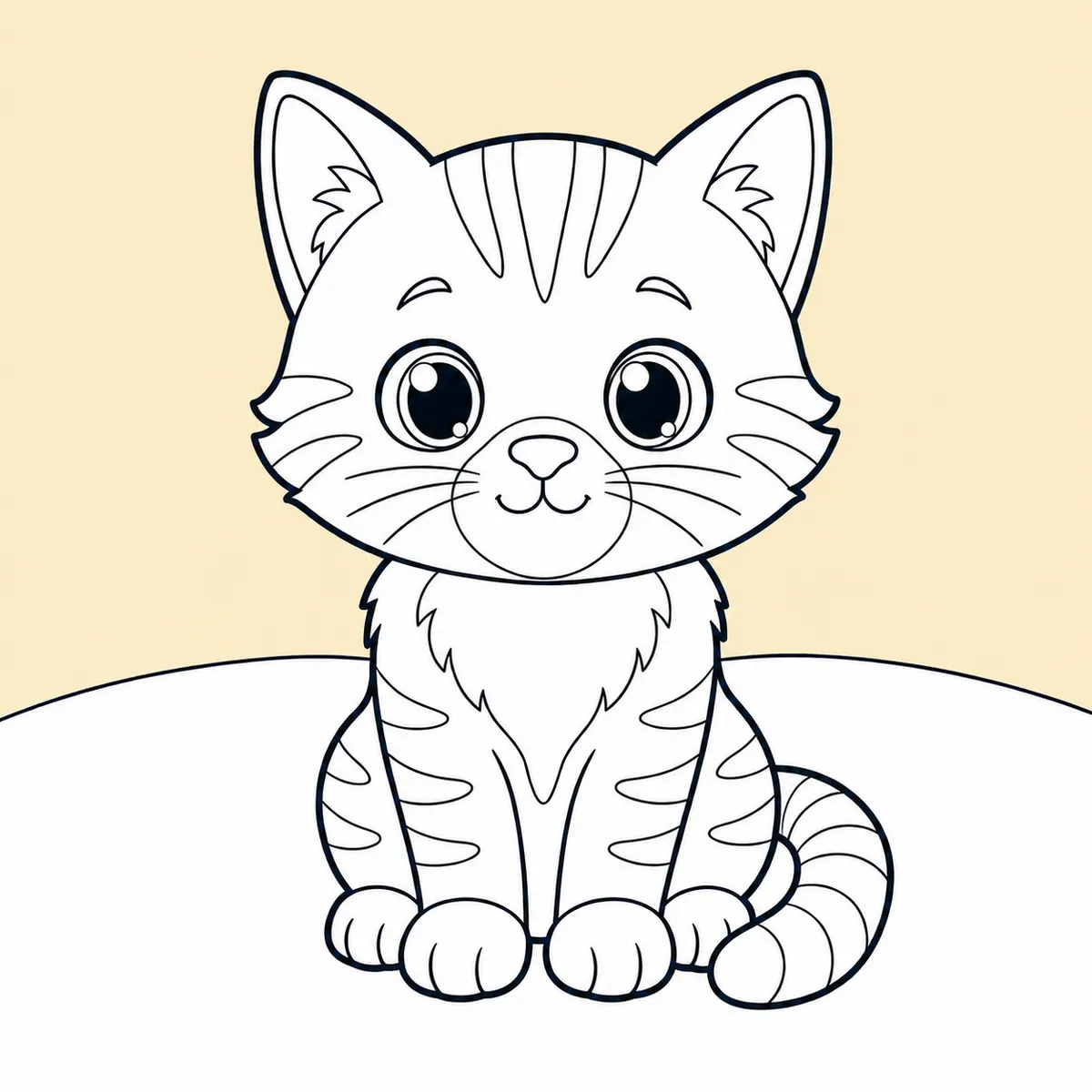 Original A pet with personality coloring-page line art