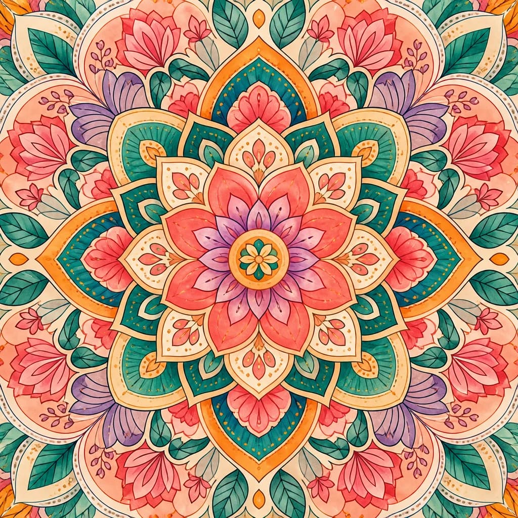 Art Therapy Coloring Pages colorful theme cover