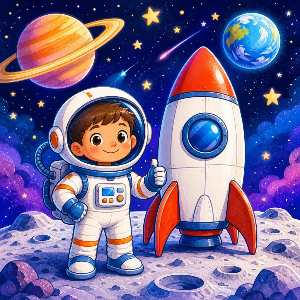 Space Coloring Pages colorful theme cover