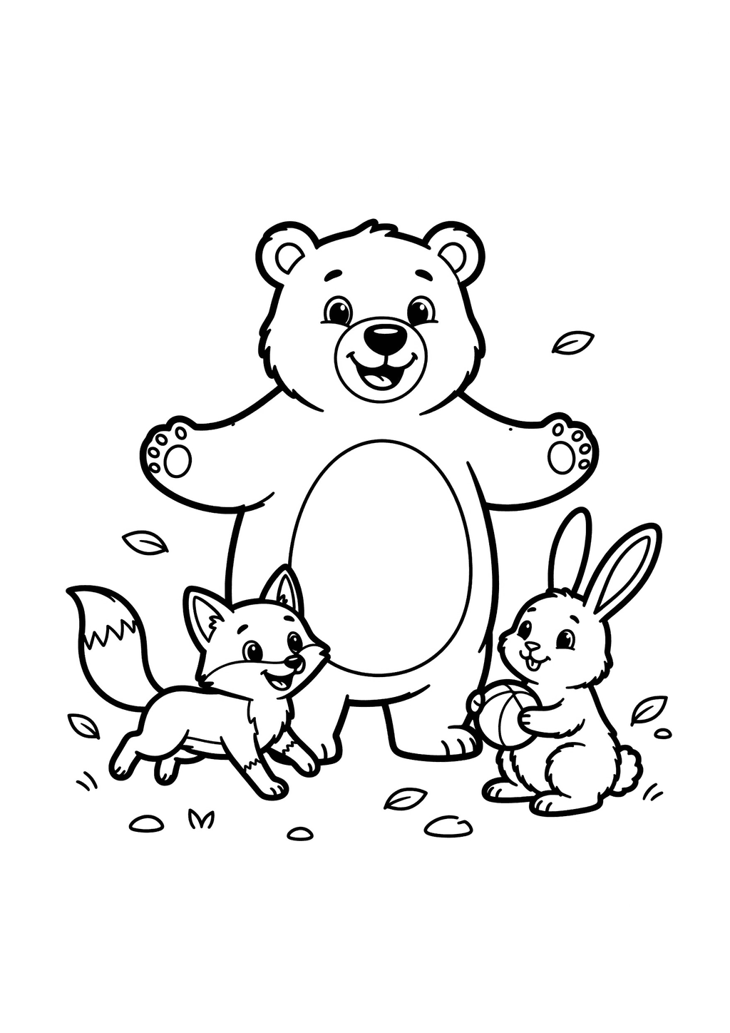 Original black-and-white line art