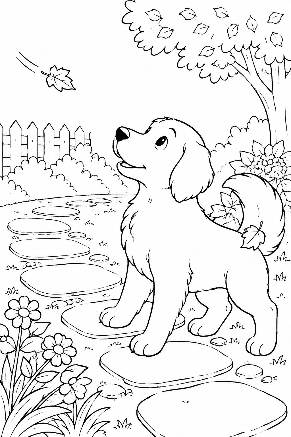 Original black-and-white line art