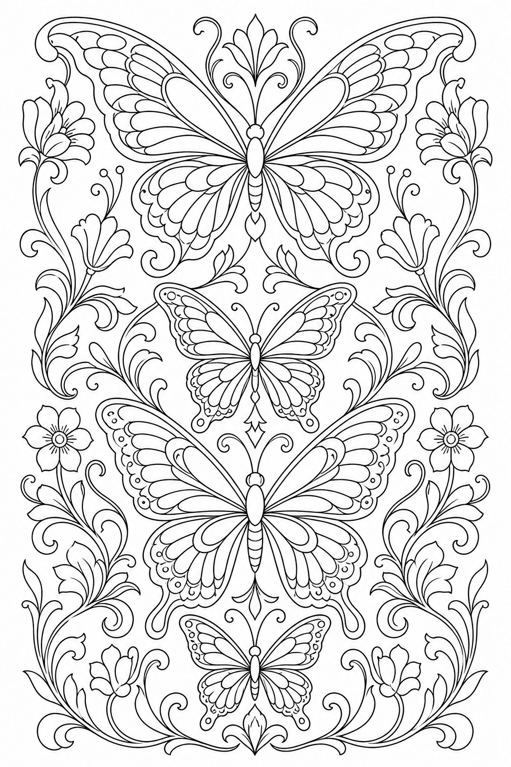 Original black-and-white line art