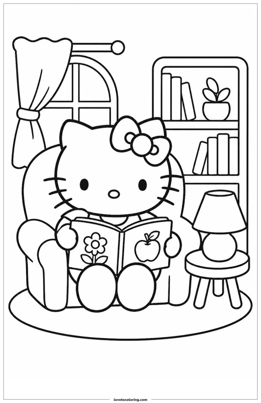 Dibujo para colorear de story time