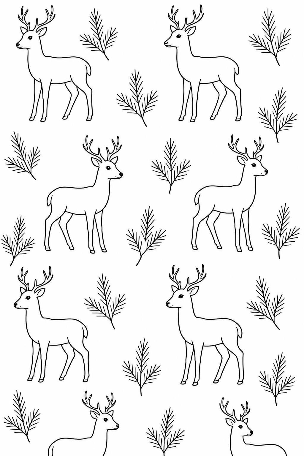 Recognizable rabbits alternating with large flowers in an open garden pattern.