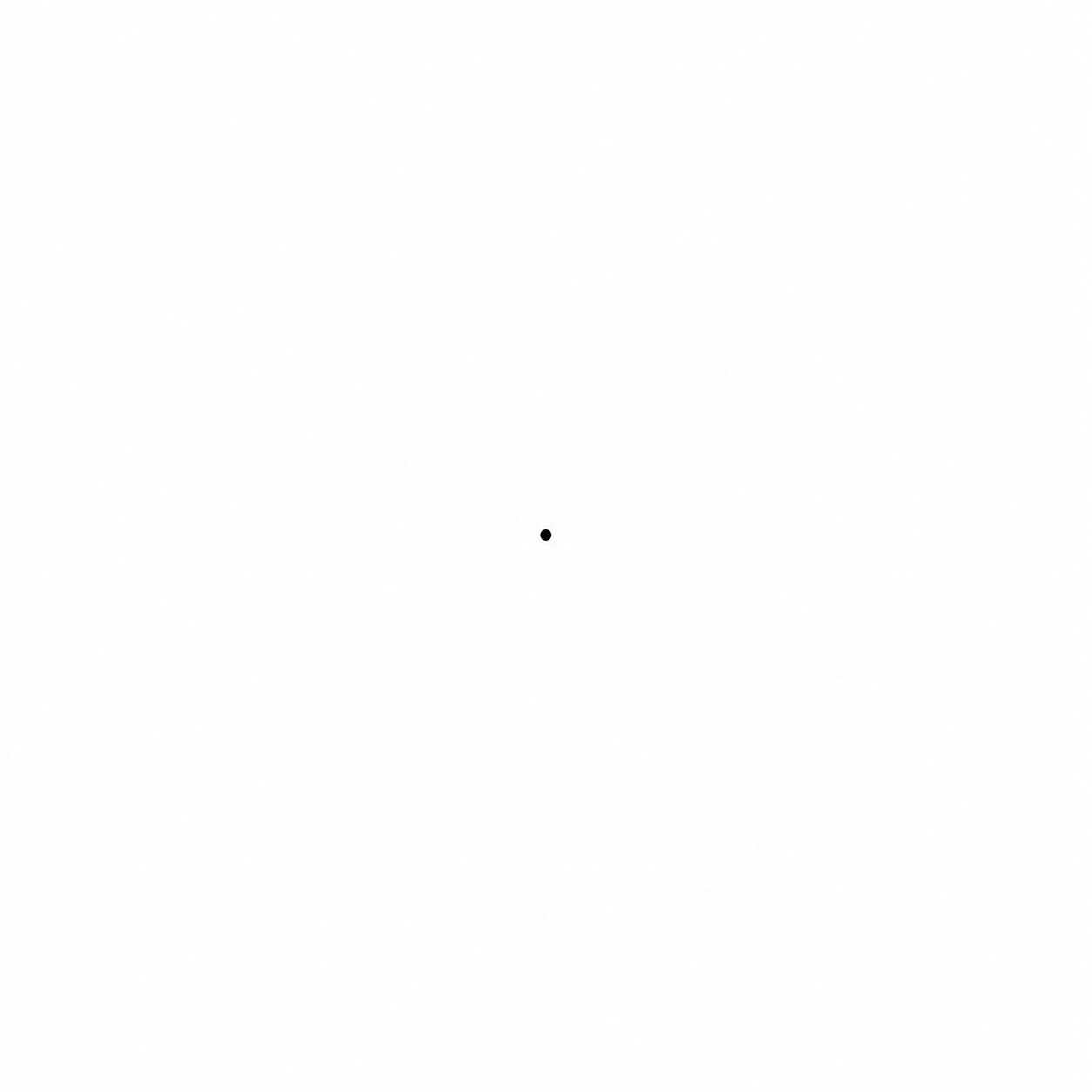 Center Point: Mark a clear center point to anchor the design.
