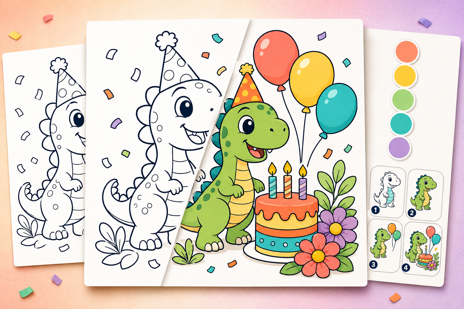 AI Coloring Page Generator & Colorizer | Love to Color